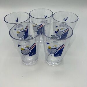 Set Of 5 US OPEN Grey Goose Honeydeuce Cups Limited Edition Collectible